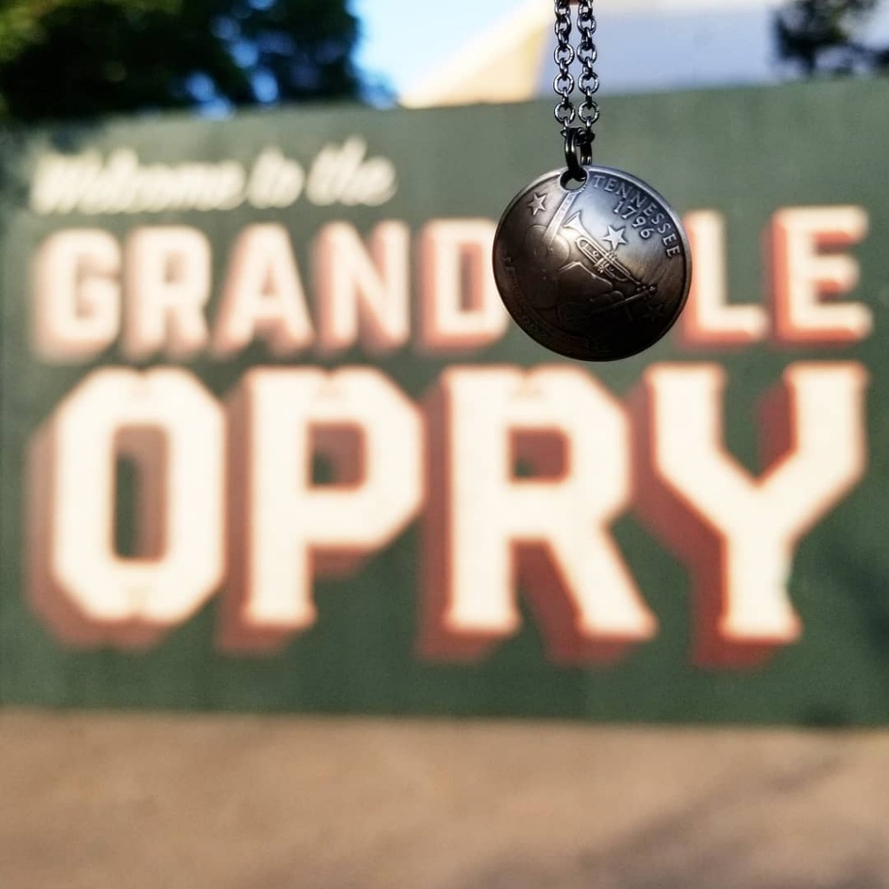 Domed State Quarter Coin Necklace